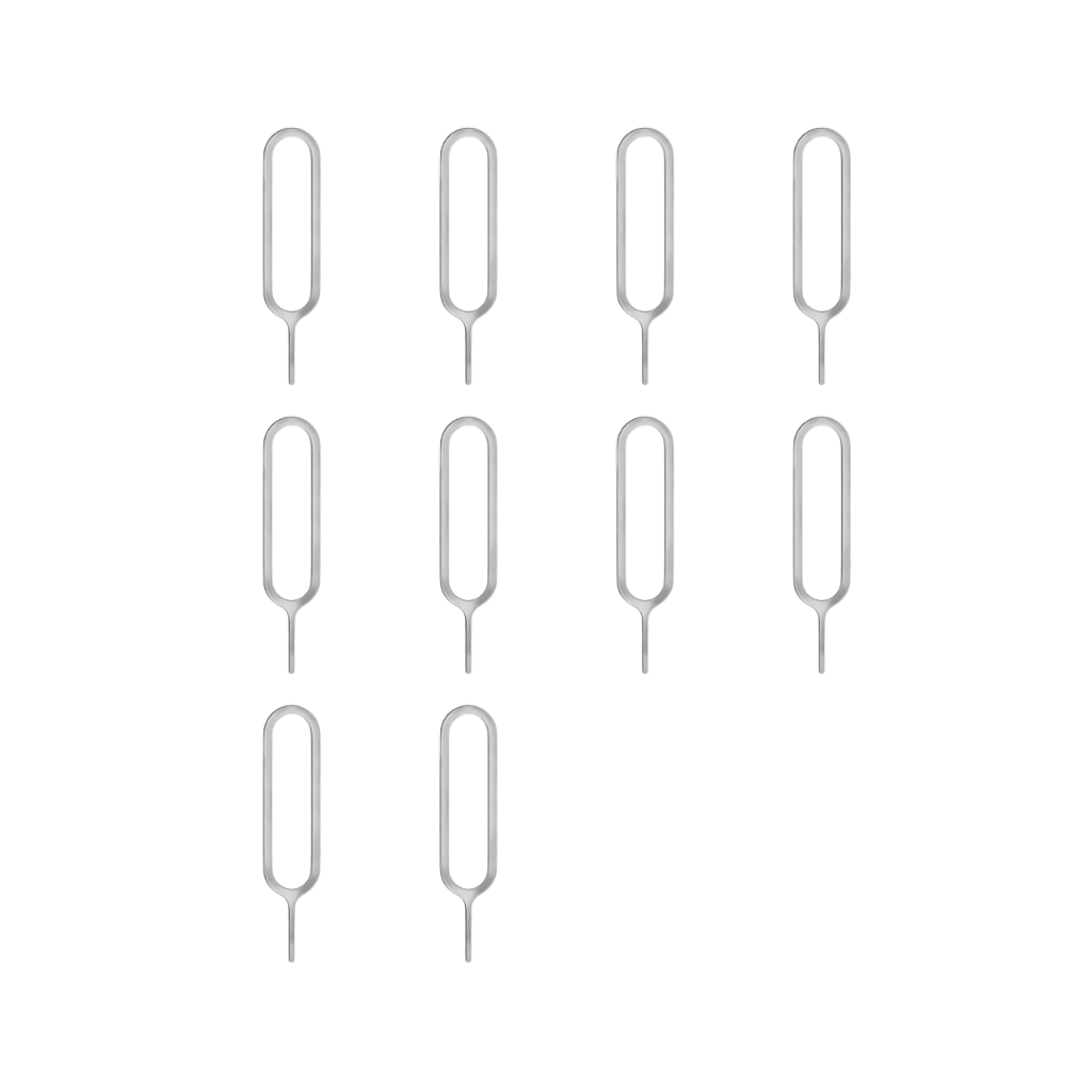 SIM Card Ejector Tool Pin - Sim Tray Removal Tool Set (10pcs)